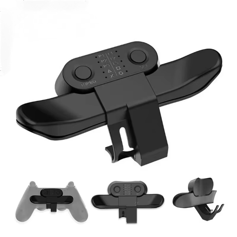 Para ps4 dualshock gamepad adaptador de chave de extensão traseira com controlador turbo botão traseiro acessório para ps 4 controlador acessórios