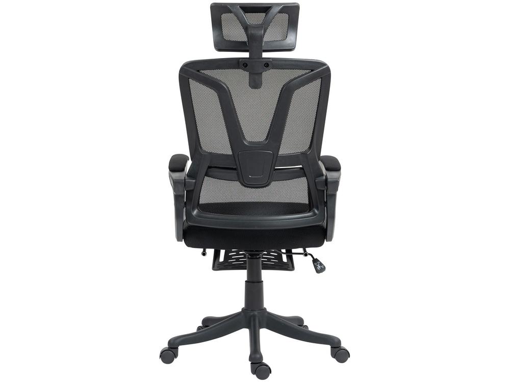 Cadeira de Escritório Presidente Giratória Reclinável Preto PRE-005 Otello