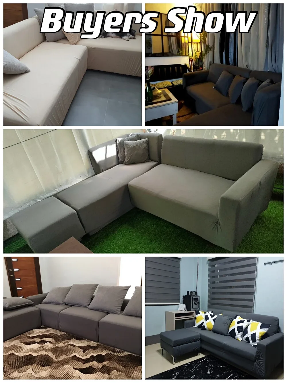 Fundas de sofá elásticas de Color sólido para sala de estar, fundas de esquina seccionales gruesas, funda de sofá en forma de L, necesita comprar 2 uds.