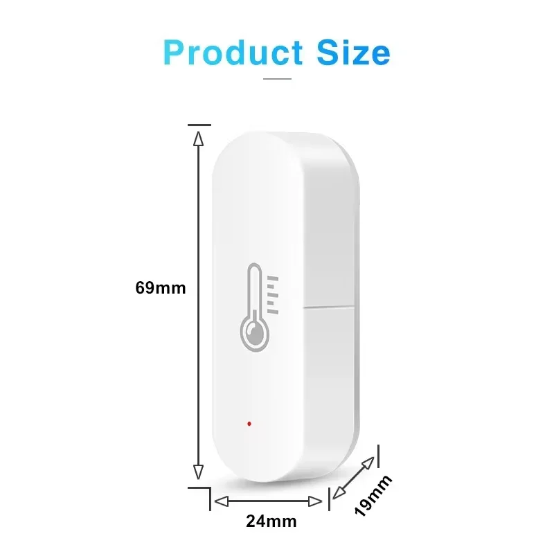 Ewelink Zigbee Slimme Temperatuur-En Vochtigheidssensor Binnenthermometer Hygromet Werkt Met Alexa Google Home Voice Control