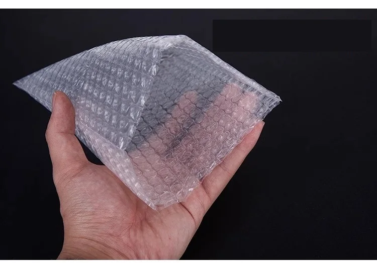 ขนาดเล็ก 8x10 ซม.Bubble Mailers สําหรับจัดส่งบรรจุภัณฑ์ถุงโปร่งใส Double Layer หนาห่อกระเป๋าขายส่งจํานวนมาก 200 PCS