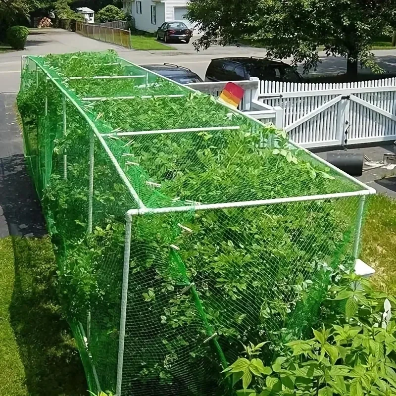 Gartennetz, grünes gewebtes Netz, schützt Pflanzen, Früchte, Blumen, Bäume, dehnbares Fechten, langlebiges Netz, stoppt Vögel, Hirsch und Tiere