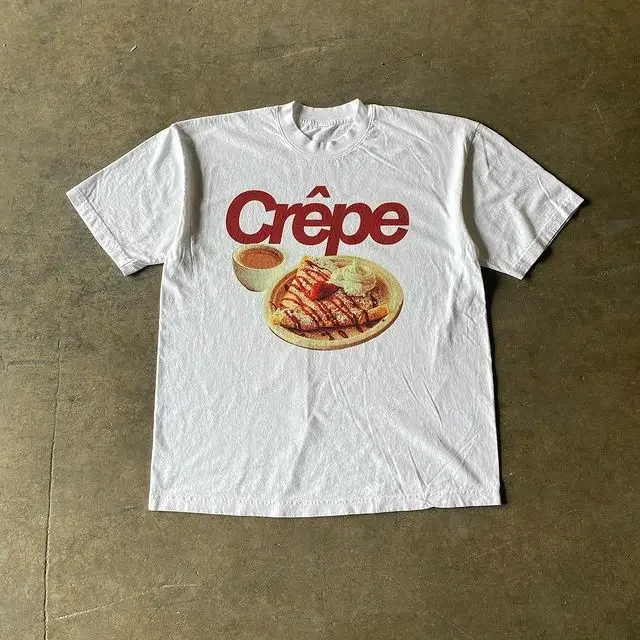 メンズとレディースの半袖カジュアルTシャツ,レトロな原宿ブラウス,特大のトップス,レタリングプリント,だぶだぶ,スリム,y2k
