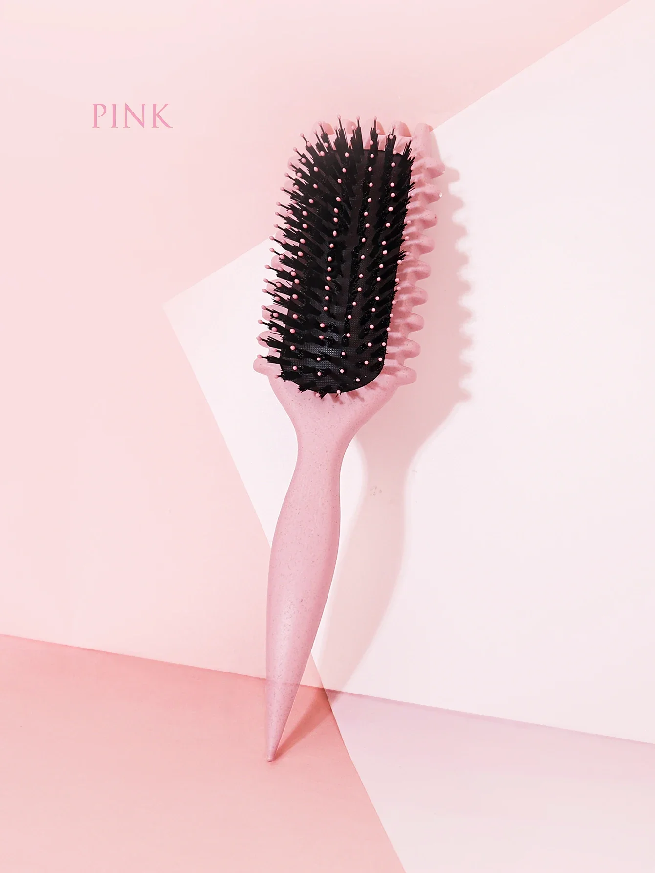 1PCS CURLY Hair ความละเอียดสูงจัดแต่งทรงผมแปรงกําจัดริ้วรอยแปรงผม Entangled WET CURLY ผมหวีจัดแต่งทรงผม CURLY ผมเครื่องมือ