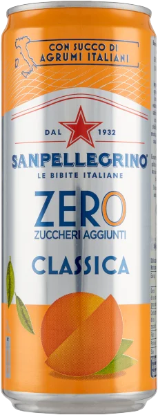 Kohlensäure haltiges Getränk aranciata zero 330ml-san pellegrino