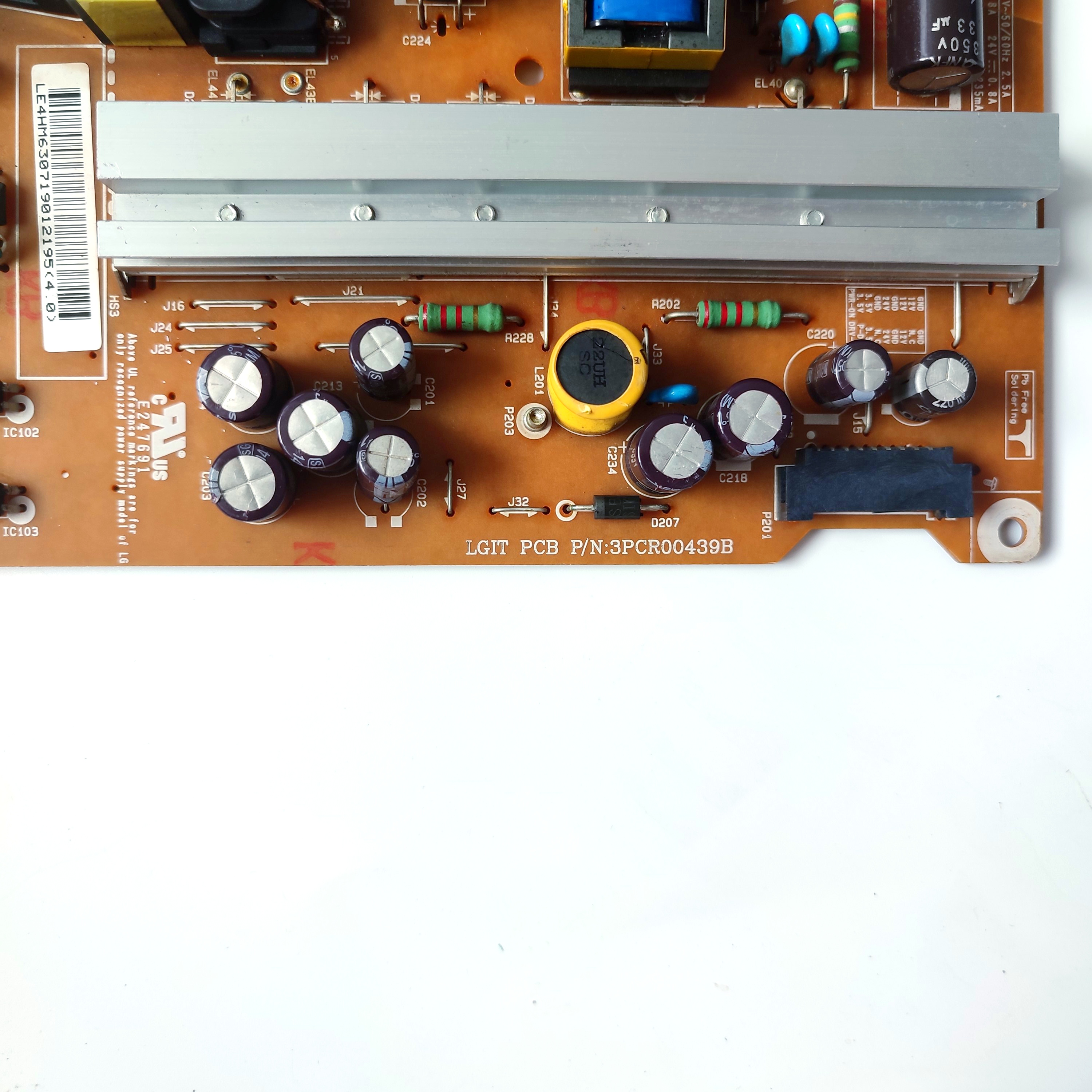 Original 42/39 Inch TV Power Supply Board Card LG 42LB550V 42LB570V 42LB580V 42LB650V EAX65423701 (2.0) REV 2.0 LGP3942-14PL1