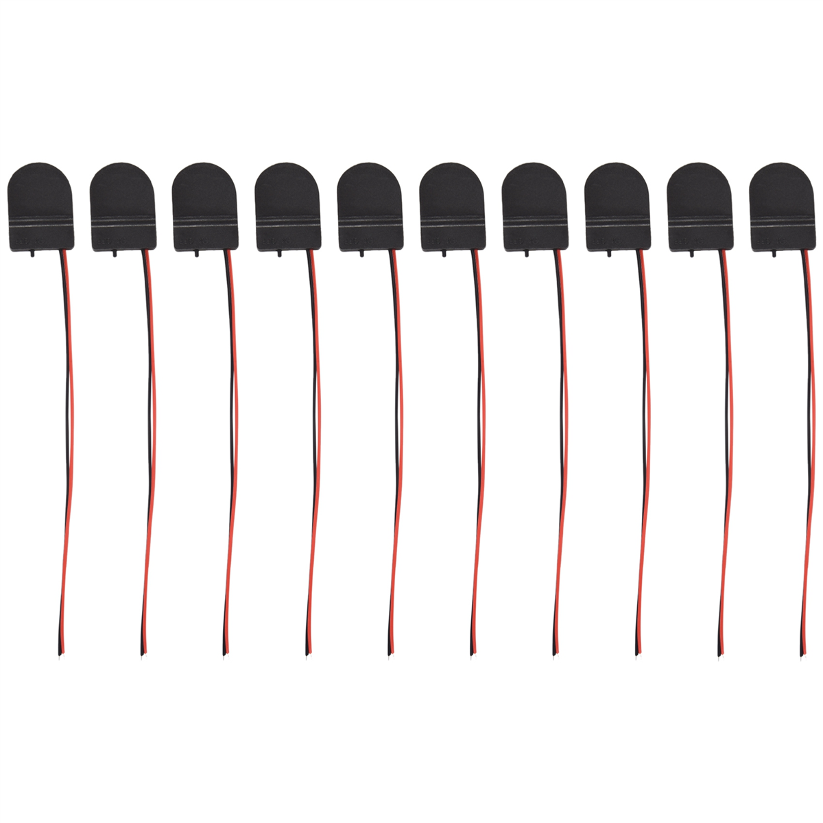 Mais novo 10/pcs botão cr2032 bateria de célula tipo moeda soquete titular capa com interruptor liga-desliga caixa de bateria 3v
