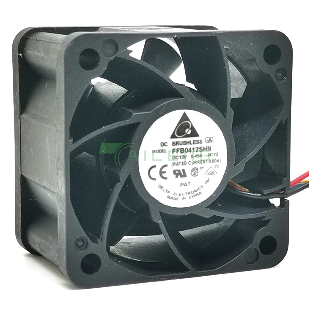 Delta FFB0412SHN 12V 0.6A 4028 40MM 40x40x28MM wentylator serwerowy duża moc wentylator chłodzący z 4pin PWM