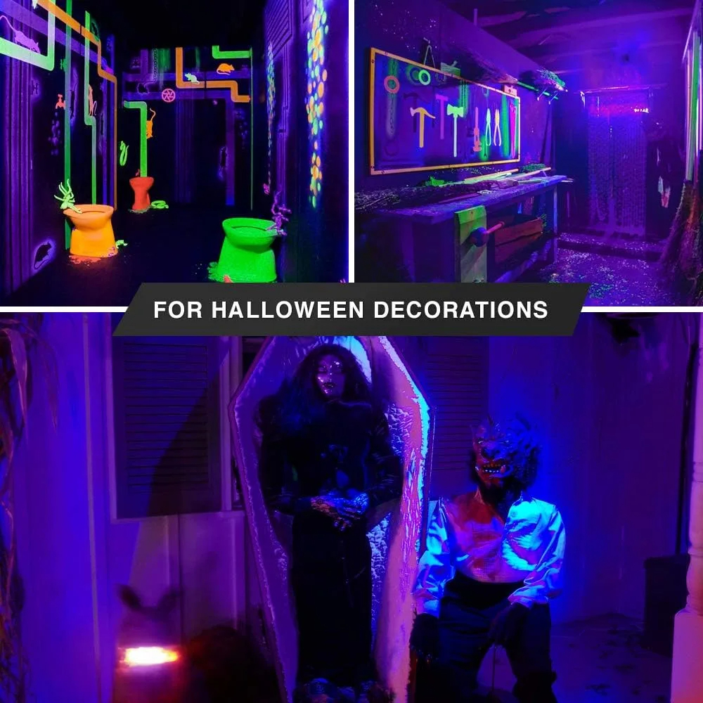 E27 Led-lampe 9W UV Glühbirnen Schwarzlicht 395nm Uv Lampe Körperbemalung Fluoreszierende Lichter Glow Party Disco bar Dekoration