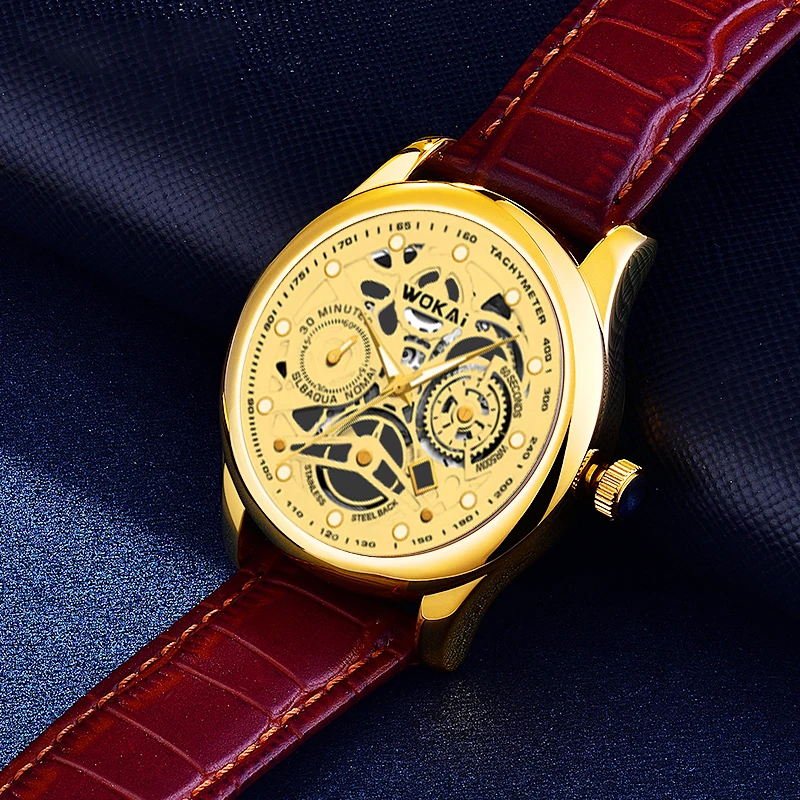 Nuevo 2023 Voke Business reloj deportivo de cuarzo cinturón de ocio reloj de hombre