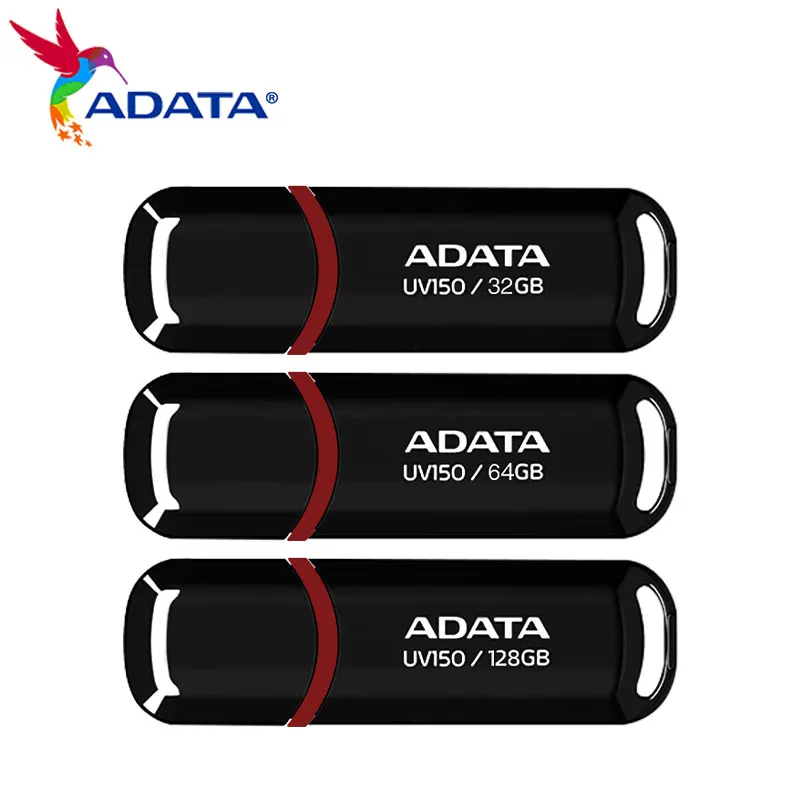 100% Original ADATA UV150 USB Flash Drive 32GB 64GB 128GB 256GB USB 3.2 High Speed Pendrive Mini U Stick USB Memory Stick