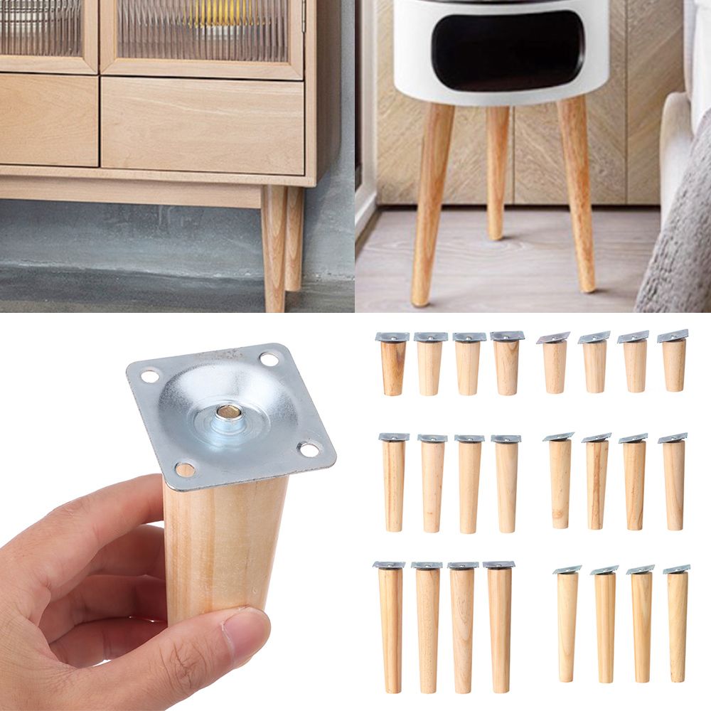 4 шт., конические ножки 8-20 см