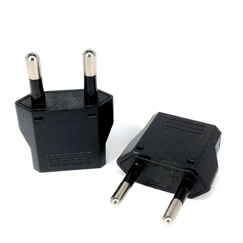 1-20 piezas adaptador de enchufe UE Euro KR adaptador de enchufe de EE. UU. a UE adaptador de viaje KR UE convertidor de enchufe eléctrico UE KR tomas de corriente toma de corriente CA