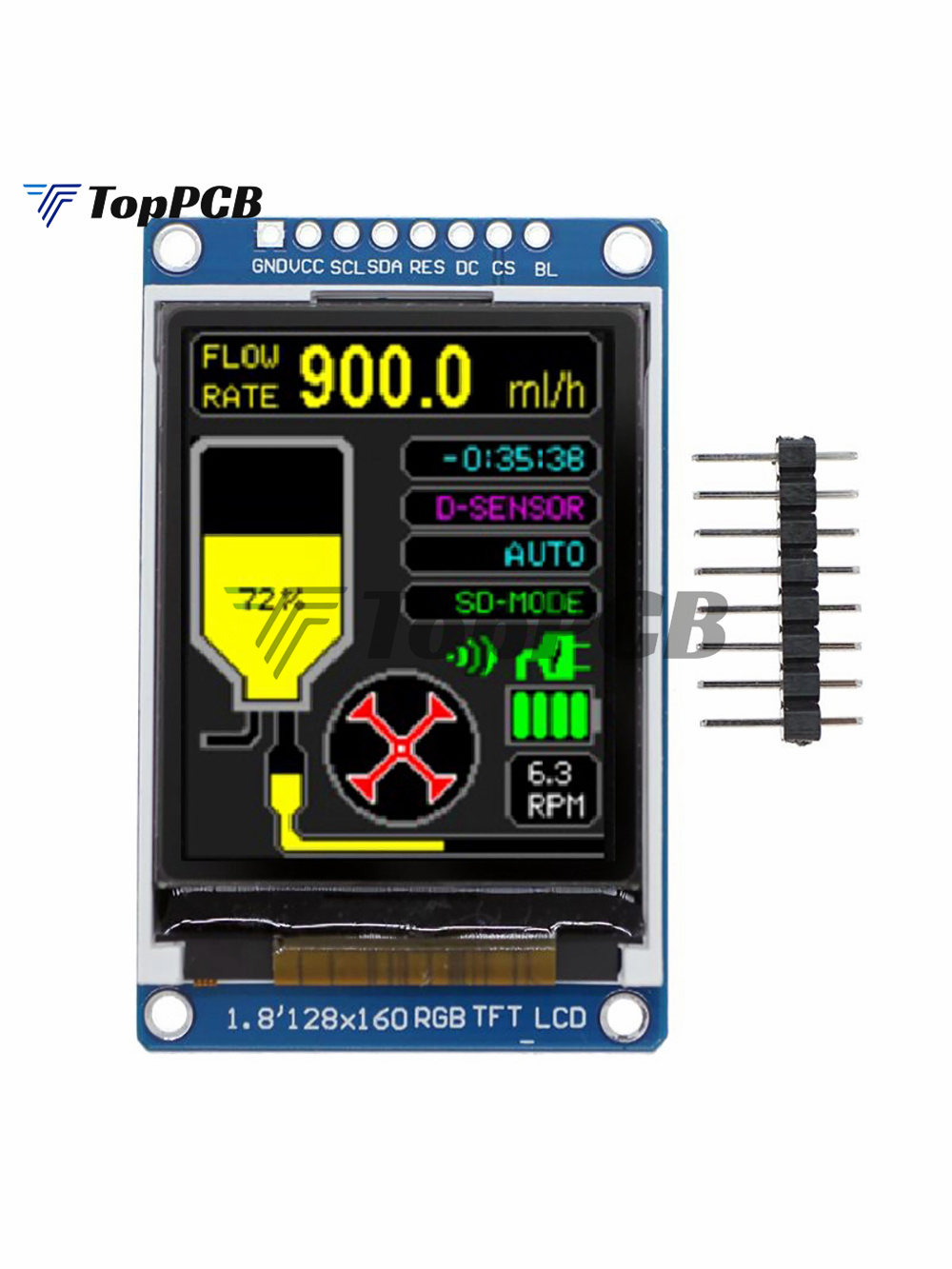 1.8 polegada 128x160 SPI cor cheia RGB TFT LCD Tela LCD Módulo de exibição ST7735 3.3 V Monitor LCD Para Arduino UNO R3 Mega2560 Raspberry Pi substituição DIY