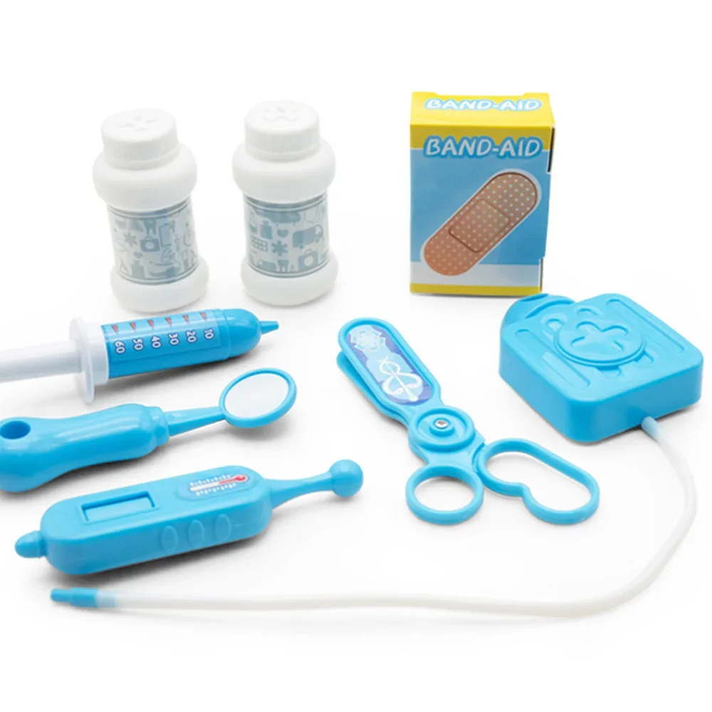 17 pçs crianças fingir médico conjunto portátil mochila kit médico brinquedos clássico role play jogo brinquedos para crianças presentes