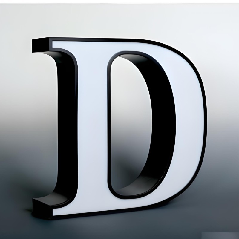Lettere LED acriliche per esterni personalizzate, insegne per negozi, lettere esterne per canali LED, insegne per negozi d'affari, logo aziendale