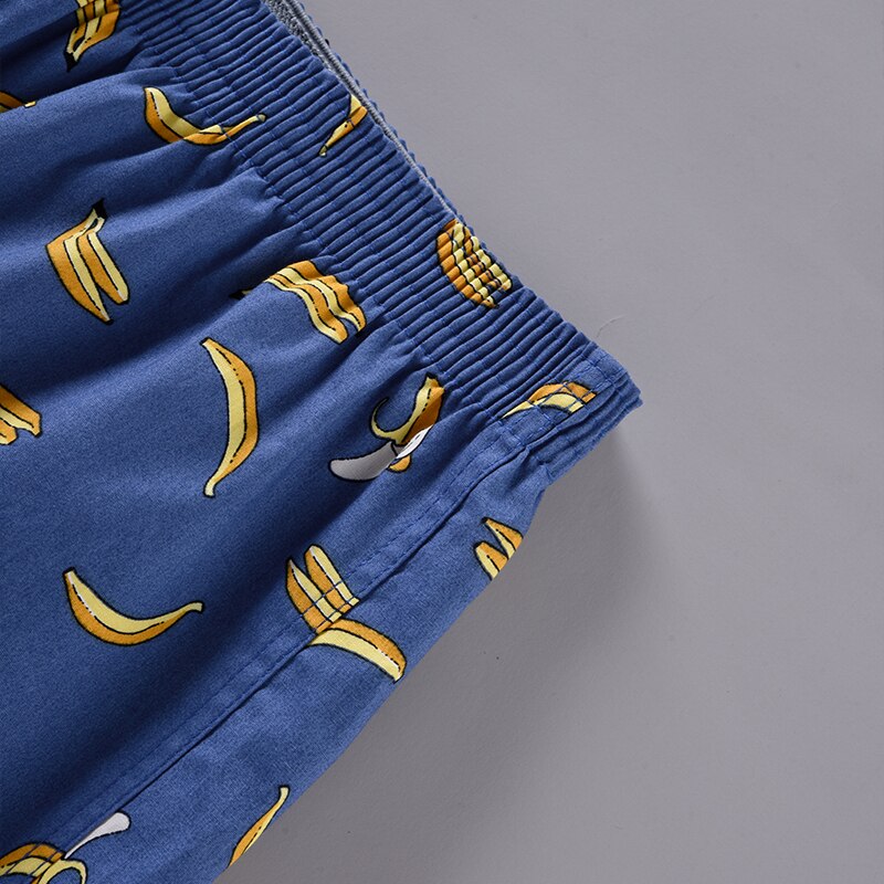 Men's Boxer Shorts Men Underwear 100% Cotton Loose Short Home Wear Comfortable Boxer Short Printed Men's Underwear Men Boxerpure
