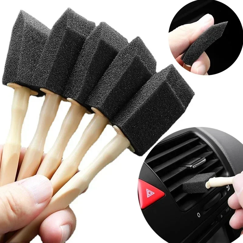 Espanador de lavagem macia para carro, escova de limpeza de ventilação de ar condicionado, detalhamento de interiores automotivos, ferramenta de limpeza de ventilação para remoção de poeira