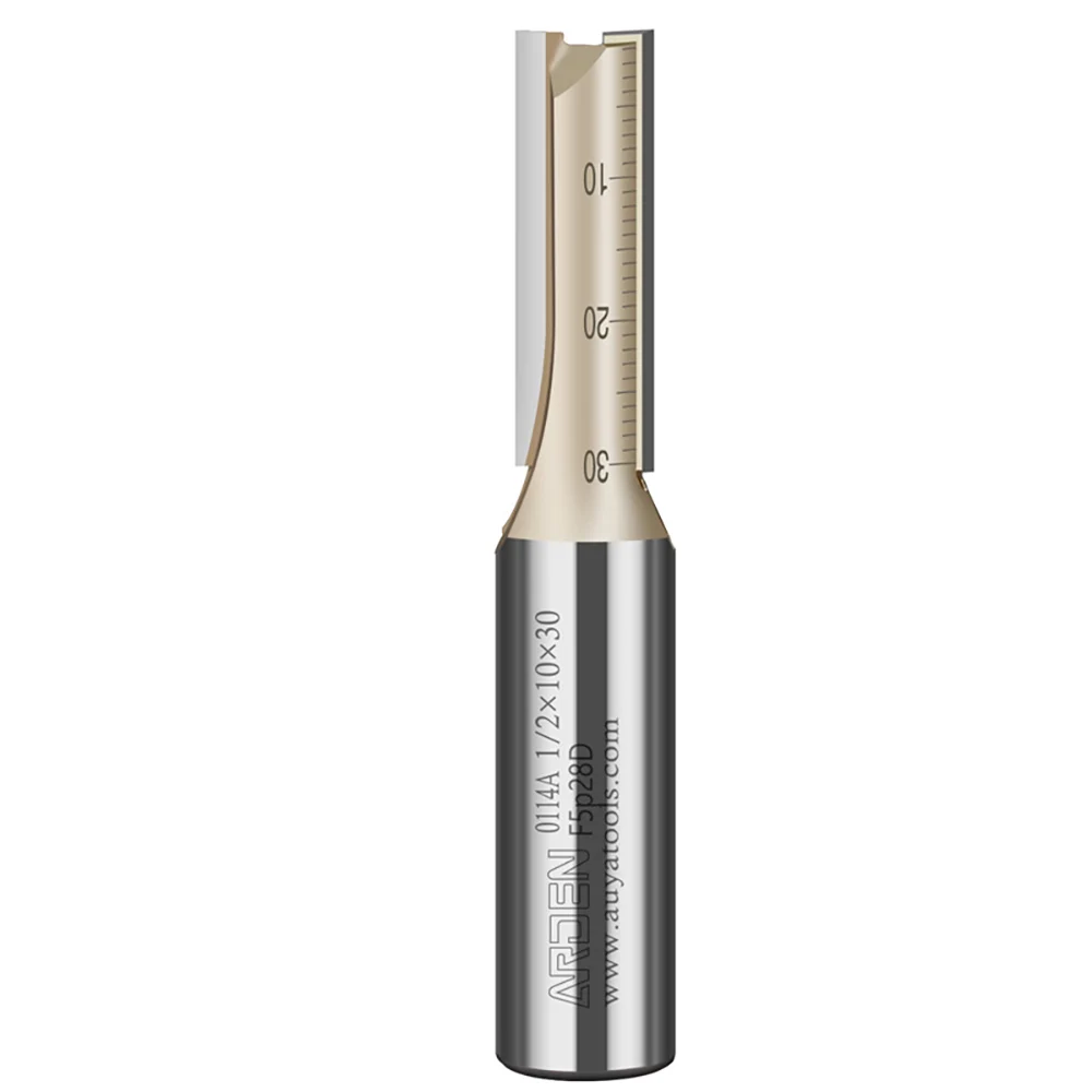 ARDEN เมตริก 2 ขลุ่ยตรง Router บิต 1/4 1/2 นิ้ว Shank 3-25 มม.เส้นผ่านศูนย์กลางตัดคาร์ไบด์ Slotted ตัดแกะสลักสําหรับไม้ MDF