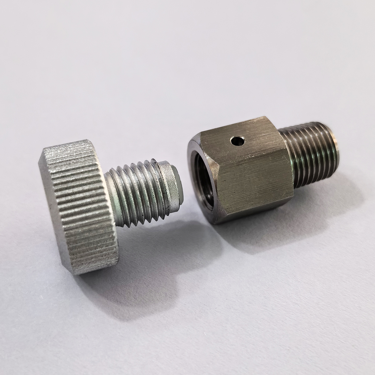 HPA High Pressure Hand Pump 300bar 4500psi stainless steel Air Bleed Screw Safety Bleeder Charging Adapter 1/8NPT Threads