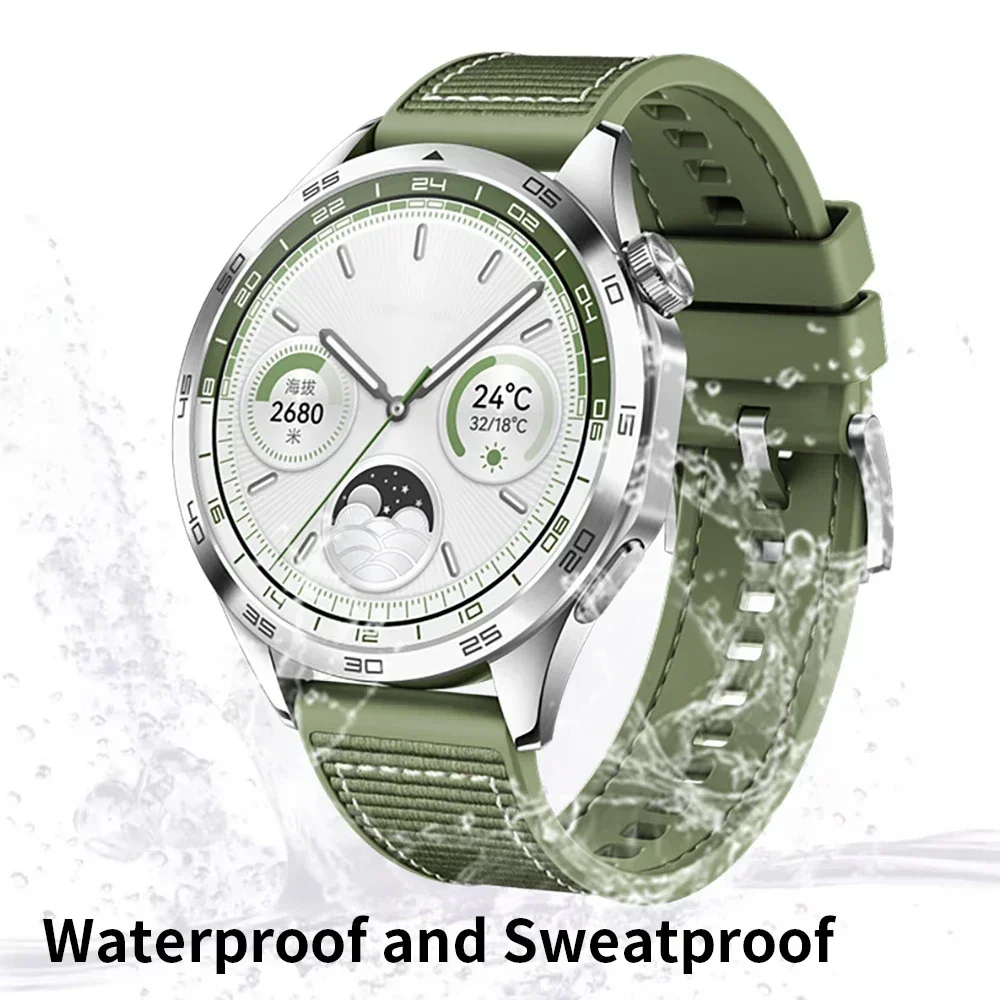 22mm tecido trança cinto pulseira oficial para huawei relógio gt4 banda pulseira para huawei watch4 gt3 pro pulseira