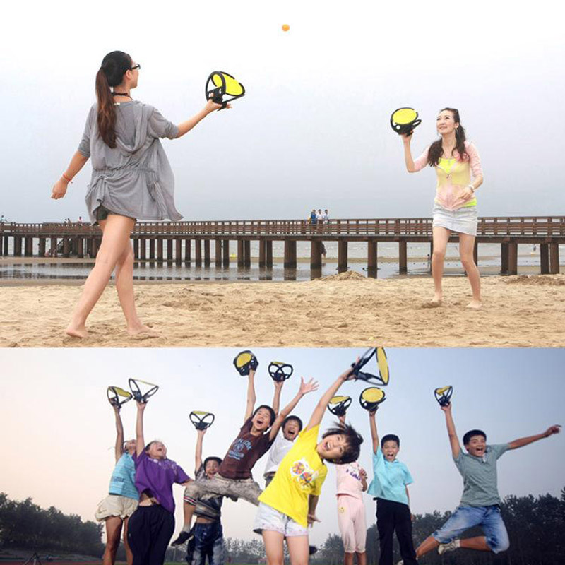 Throwing and catching ball toys multiplayer parent-child sports and fitness hand catching ball battles coordination toys