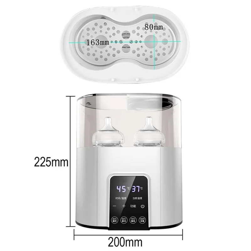 Tinsol multi-função aquecedor de garrafa de enfermagem do bebê esterilizador rápido aquecedor de garrafa de leite materno com controle de temperatura preciso