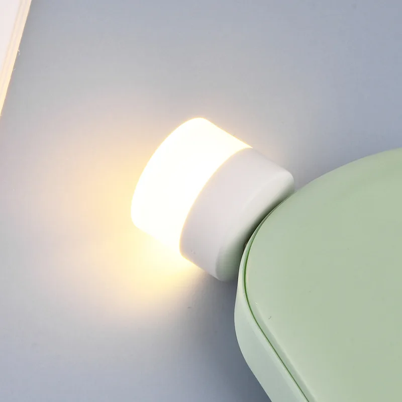 Round Lmpara Led USB Portable Factory Price 5V 1A Promotion Gift USB Charged Led Light Mini USB Led  Wholesale Lamp customizable