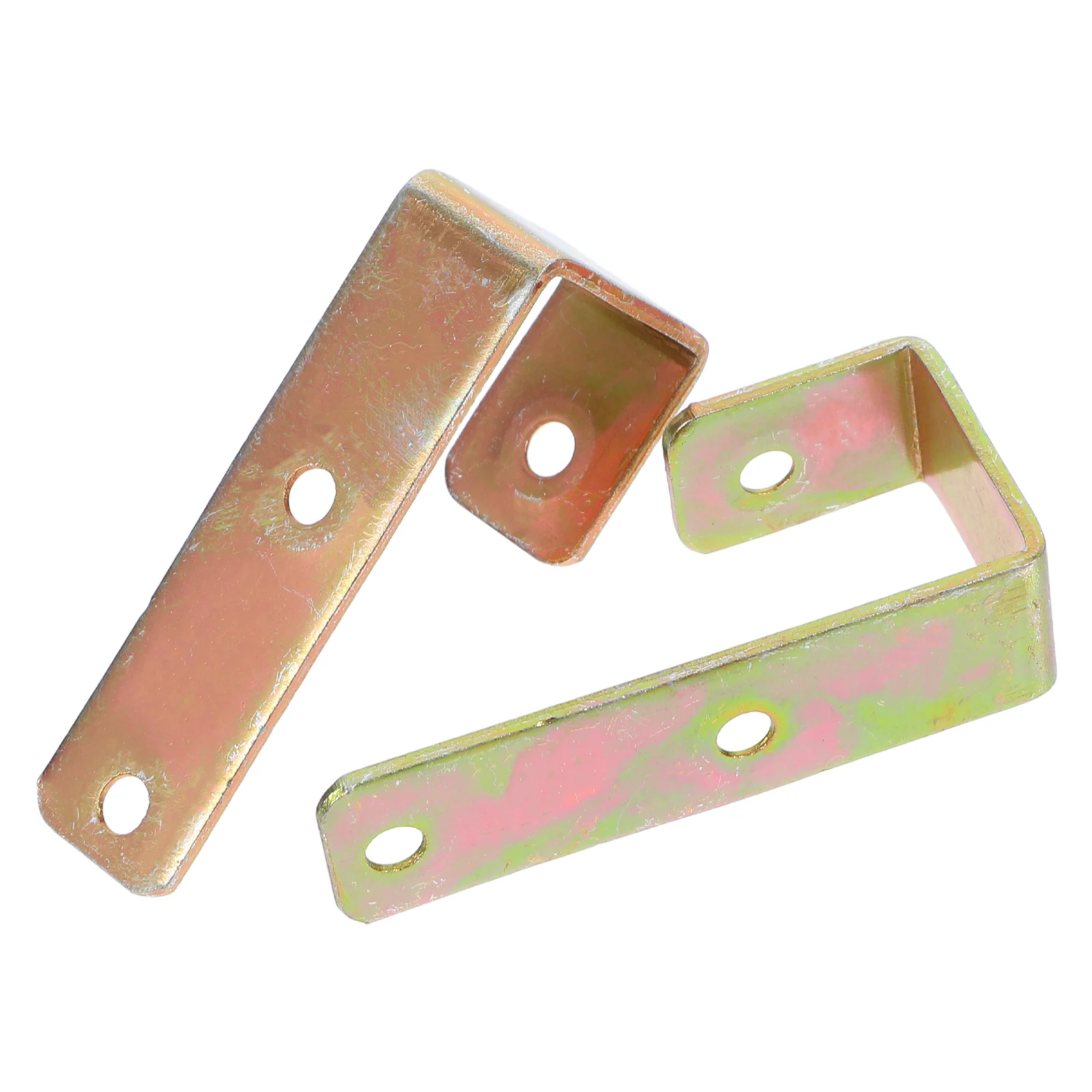 2pcs Children'S Bunk Bed Ladder Hooks Heavy Duty Saving Wall Mounted Brackets Gold Adjustable Easy Install