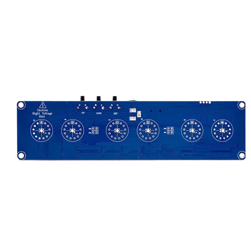 Módulo de reloj electrónico de 12V, micro-usb, DIY, IN14, Nixie Tube, reloj Digital LED, módulo de regalo, Kit de placa de circuito PCBA sin tubos