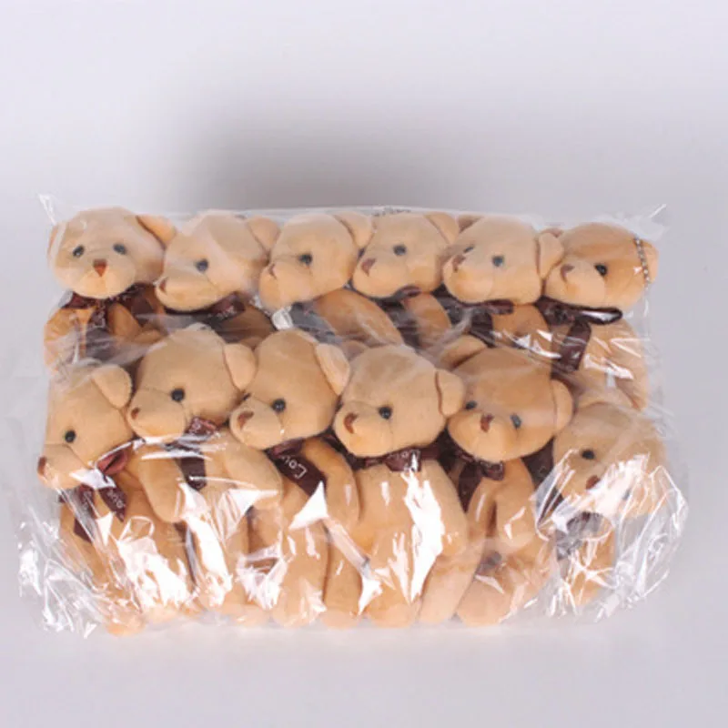 12 ชิ้น/ล็อตนุ่มตุ๊กตาหมีตุ๊กตาหมีตุ๊กตาหมีตุ๊กตาหมีตุ๊กตาของเล่นขนาดเล็กของขวัญงานแต่งงานพวงกุญแจกระเป๋าจี้ตุ๊กตา Key CHAIN