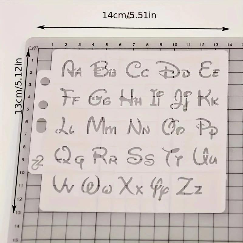 Plantillas de letras del alfabeto para manualidades, plantilla de pintura, álbum de recortes, estampado en relieve, tarjeta de álbum, tarjetas de papel decorativas en relieve