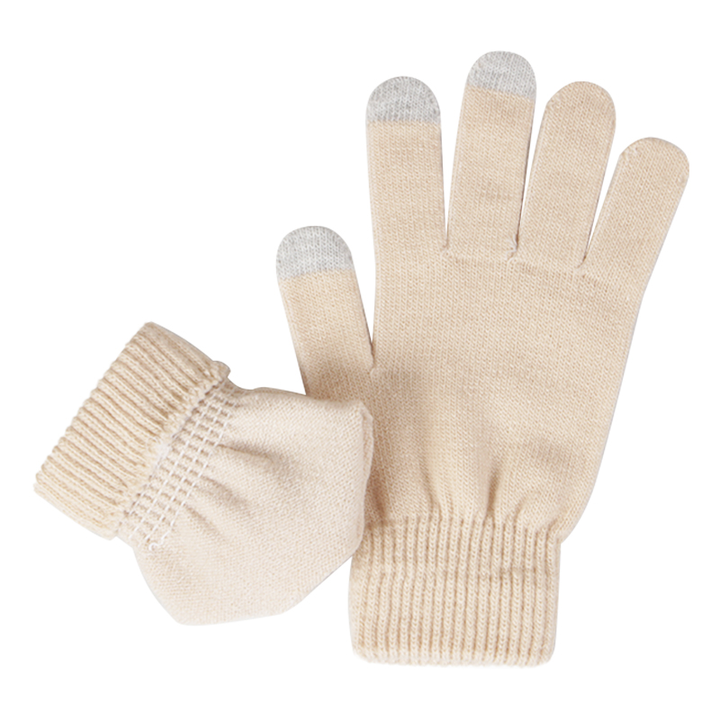 3 Stuks Winter Gebreide Muts Sjaal Handschoenen Set Voor Vrouwen Mannen Effen Kleur Motorkap Leuke Pompom Wollen Hoeden Warme Pluche sjaals Accessoires