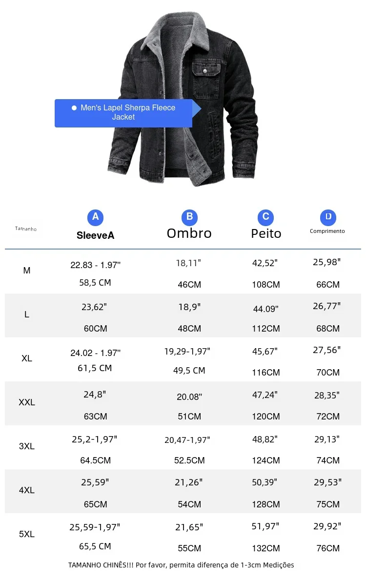 Dimusi jaqueta de inverno masculina moda lapela sherpa velo forrado engrossar denim jean caminhoneiro jacke masculino jeans casacos roupas 5xl