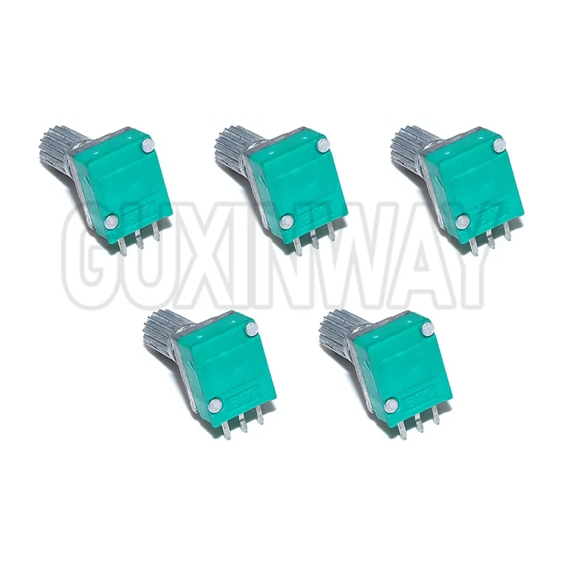 5 uds 3Pin RK097N potenciómetro B100K B1K B5K B10K B20K B50K B500K RK097 potenciómetros sellado de amplificador de Audio