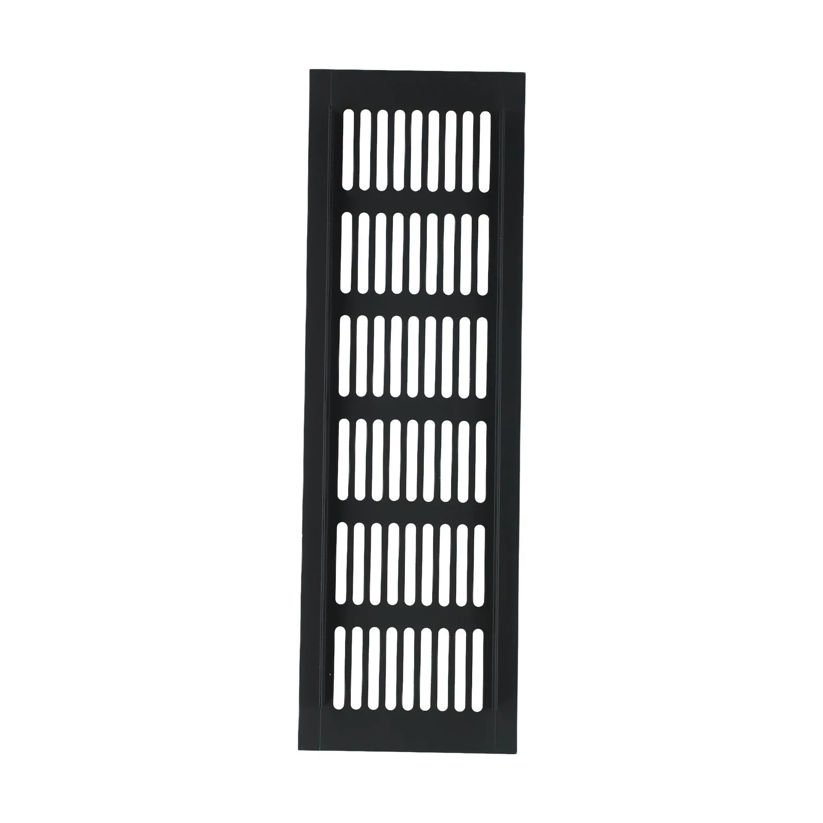 Aluminium Ventilation Grille Cabinet Wardrobe Air Vent Rectangular Ventilation Cover Black For Bathroom Doors  Cabinets Wardrobe