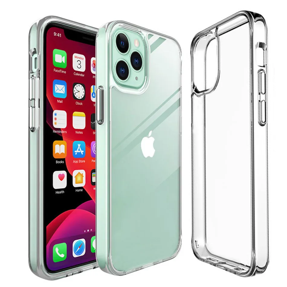 Custodia in silicone trasparente ultra sottile per iPhone 16 15 14 13 12 11 Pro Xs Max Mini XR X 7 8 6s Plus 6 SE 2020 2022 2016 5S Cover posteriore