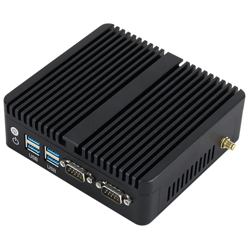 Безвентиляторный мини-промышленный ПК X30G Intel Celeron N5105 DDR4 M.2 SSD 2xRS232 2xEthernet 4xUSB3.0 7260AC WiFi BT4.0 Windows10 Linux