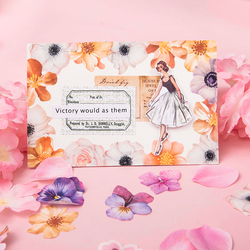 Yoofun 50 sztuk/rolka kreatywny Sakura Washi papierowa taśma samoprzylepna dekoracja kwiatowa maskująca taśma Washi karta podarunkowa dziennik pamiętnik z terminarzem