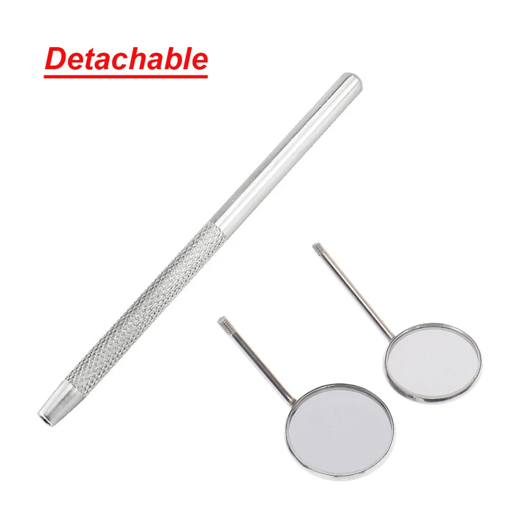 16CM Inox Nha Khoa Gương Chăm Sóc Răng Miệng Dụng Cụ Răng Vệ Sinh Kiểm Tra Tay Cầm Gương Nha Sĩ Miệng Kiểm Tra Công Cụ Tiếp Liệu