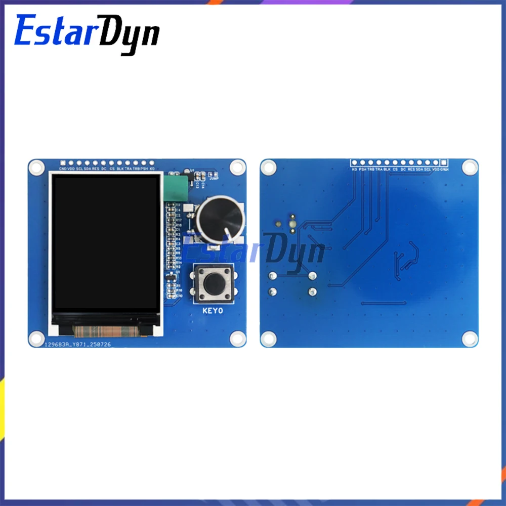 Pantalla LCD TFT de 2,0 pulgadas con codificador rotatorio EC11, interfaz IIC SPI para proyectos de bricolaje Arduino ESP32 Raspberry Pi