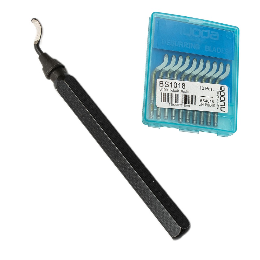 Metal Handle Burr Trimmer Knife RB1000 Edger Scraper HSS Pipe Quick Clamping Deburring Trimming Tool BS1010 BS1018 BK3010