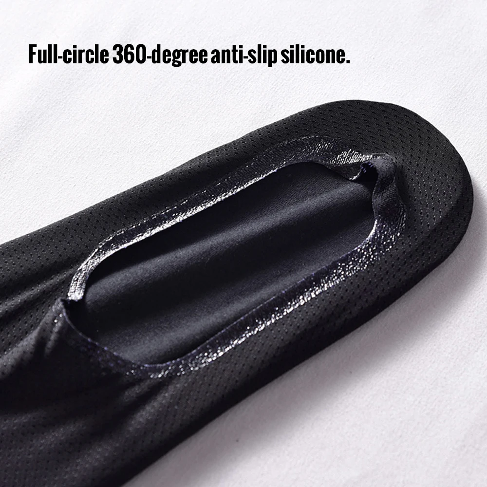 HSS 10/5 pares de calcetines náuticos para hombre 100% algodón desodorante absorción de sudor calcetín de verano fino transpirable calcetines de seda antideslizantes de silicona