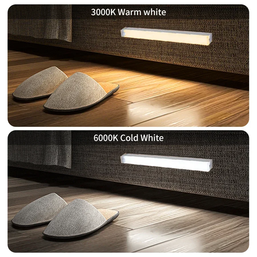 LED Nacht Lichter Drahtlose Wiederaufladbare LED Motion Sensor Schrank Licht Für Schrank Küche Kleiderschrank Treppen Magnetische Unter Lichter