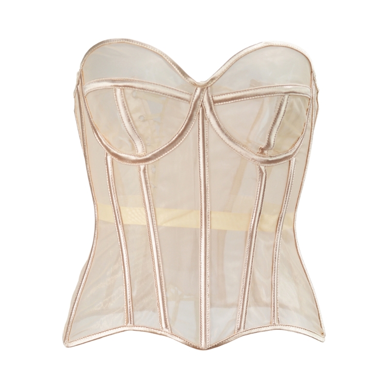 Bustiê peixe com cintura cintura espartilho