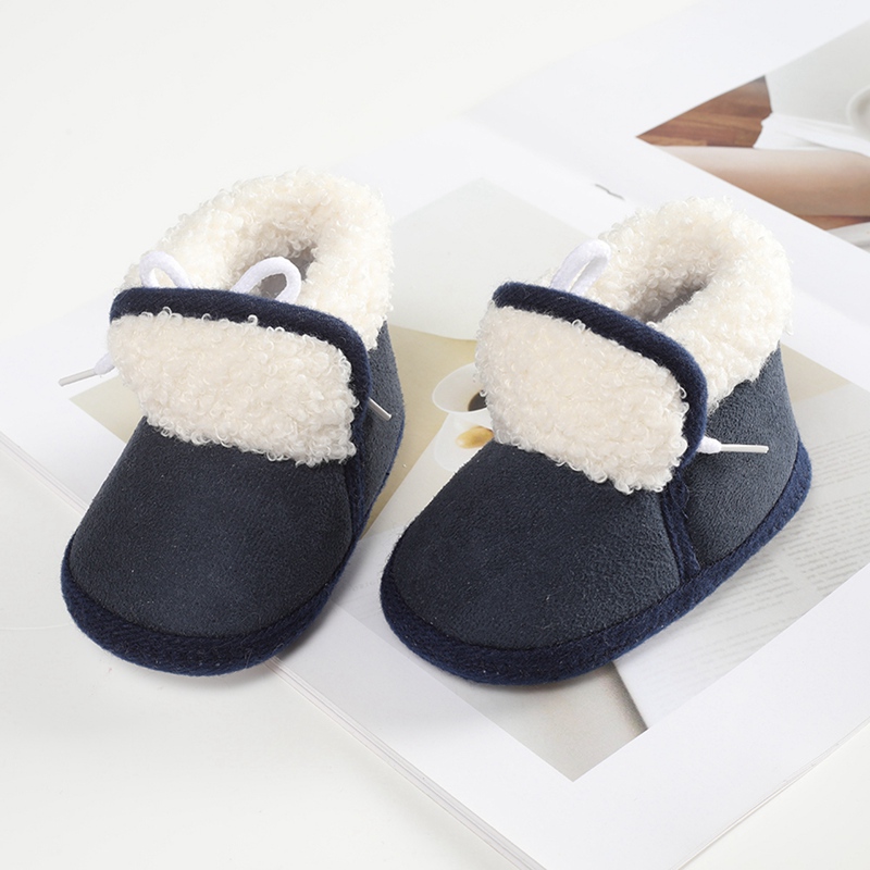 Chaussures d'hiver chaudes pour bébé, souliers pour enfant, nouveau-né, garçon, fille, semelle souple anti-alde, premiers pas, solide, CPull