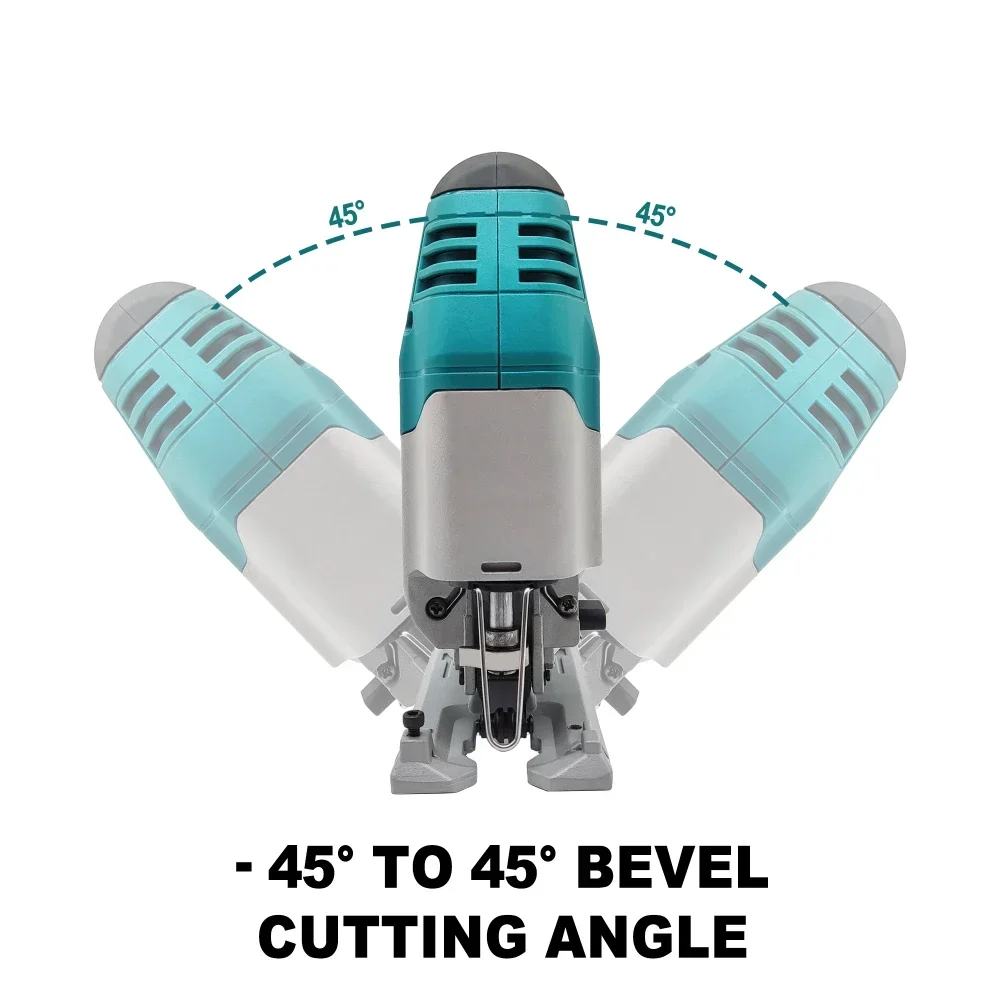 6-Speed Brushless Jig Saw Cordless Electric Jigsaw 4-Position Orbital Jigsaw Woodworking Power Tools For Makita 18V Battery