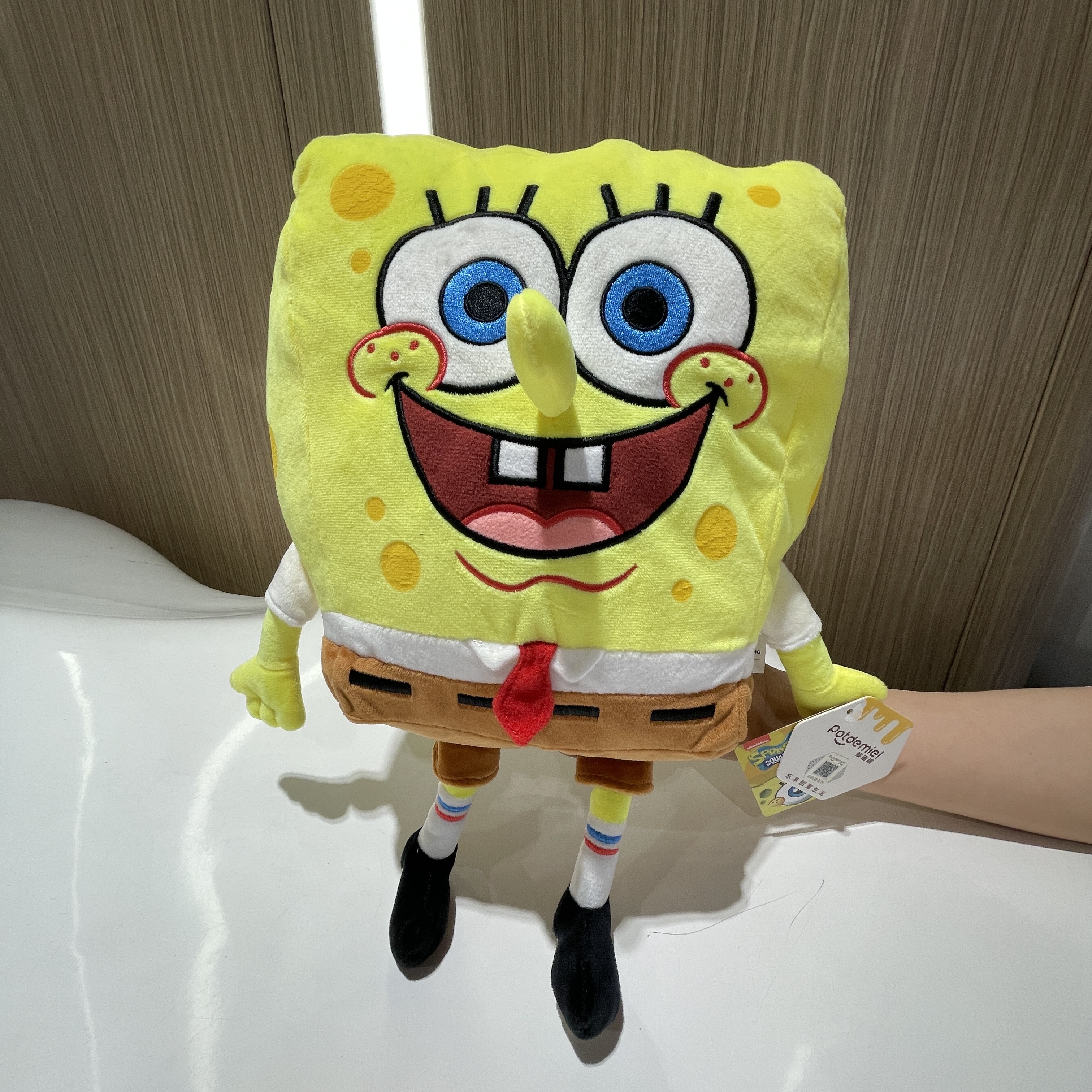 22-40cm 100% genuíno bob esponja patrick estrela kawaii dos desenhos animados animal brinquedo de pelúcia boneca dos desenhos animados macio crianças brinquedos presente aniversário