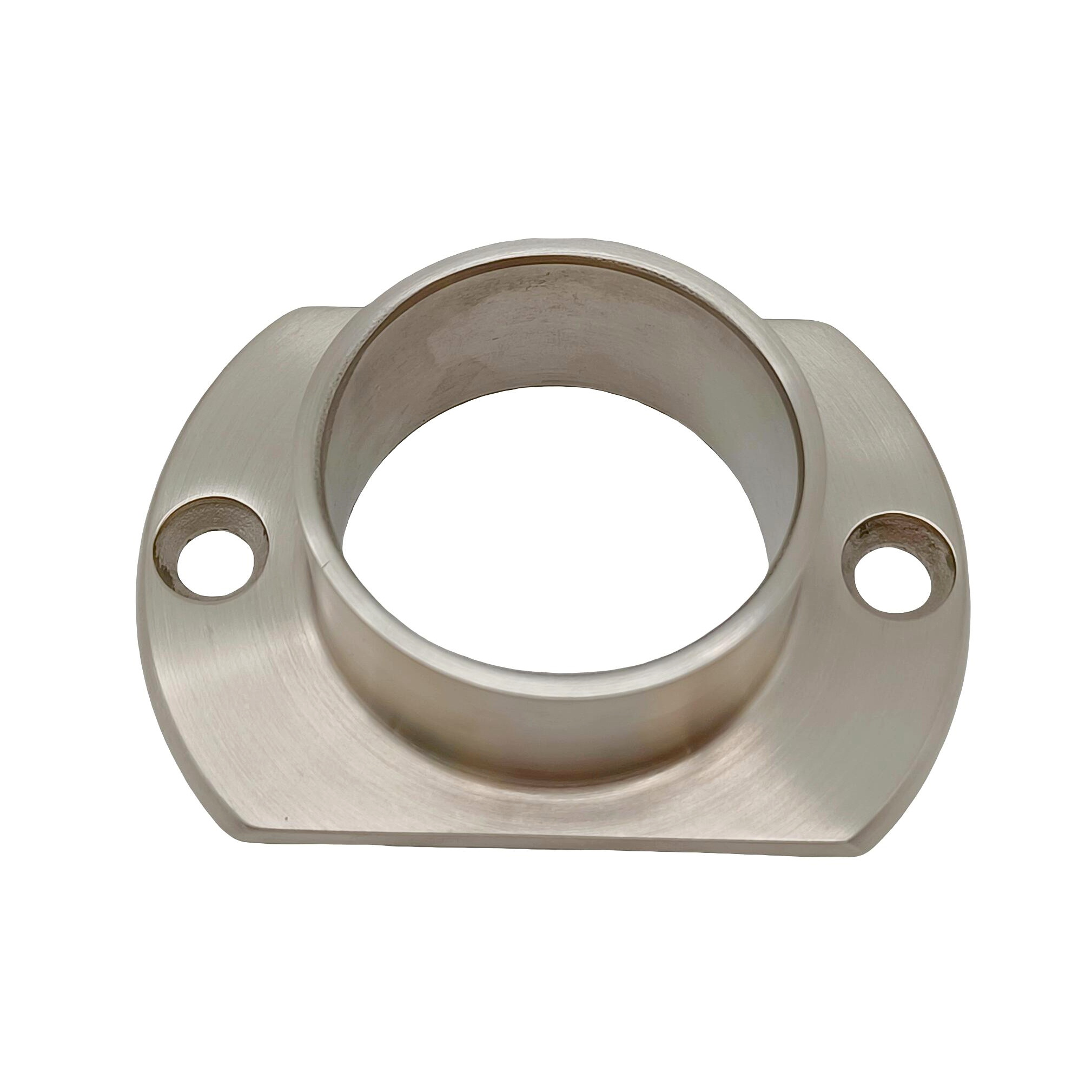 316 สแตนเลส 25.4 มม.ราวบันได Handrail ฐานหน้าแปลนซาตินขัดราวบันไดราวบันไดโพสต์ชั้นหน้าแปลน