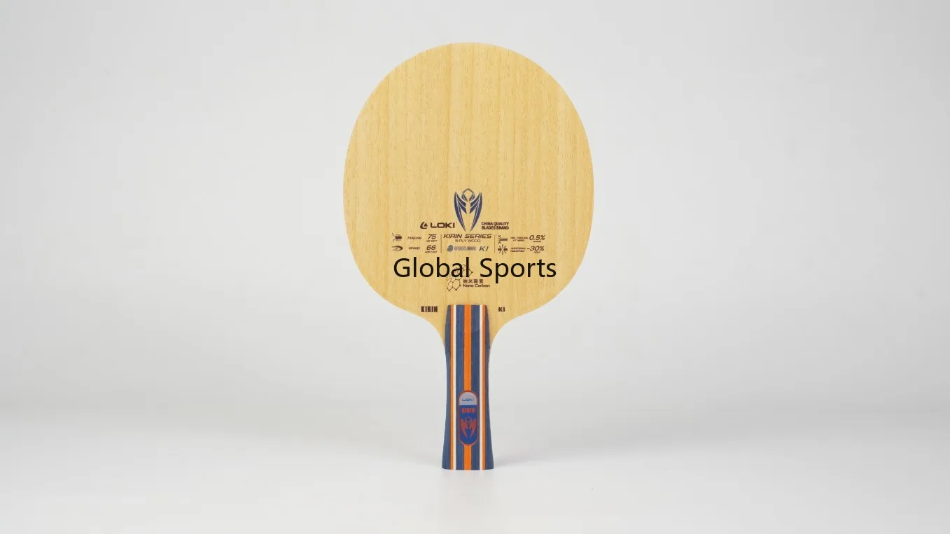 Original LOKI Kirin K1 K2 K3 Table Tennis Blade Offensive Entry Ping Pong Blade 5+2 Layers Base Board FL Grip